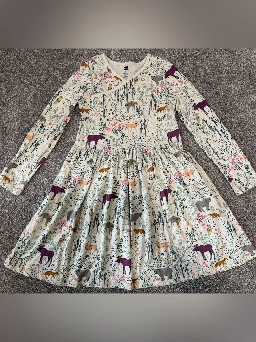 Tea Collection wrap neck dress 🦊
